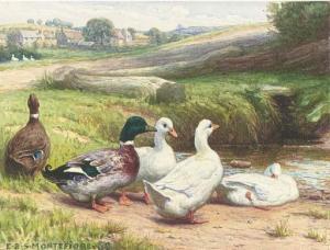 MONTEFIORE Edward Brice Stanley 1872-1909,Ducks by a pond,1889,Christie's GB 2004-12-01