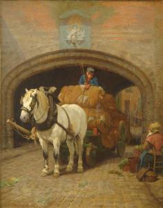 MONTEFIORE Edward Brice Stanley 1872-1909,Horse and cart,1882,Dreweatt-Neate GB 2009-02-11