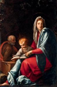 MONTELATICI Francesco 1607-1661,The Holy Family,1630 circa,Christie's GB 2007-04-19