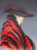 MONTESINOS VICTORIA 1944,Woman in Red Cape,Ro Gallery US 2019-12-11
