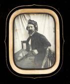 MONTESSUY Jean Francois 1804-1876,Portrait du peintre lyonnais avec sa palet,1847,Millon & Associés 2015-10-13
