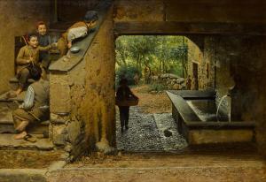 MONTEVERDE Luigi 1843-1923,The Prank,1885,Sotheby's GB 2022-10-20
