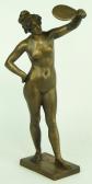 MONTFORD H,Standing woman holding hand mirror aloft,1888,CRN Auctions US 2015-09-13