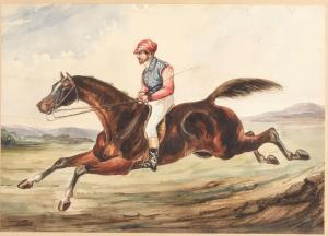 MONTFORT Antoine Alphonse 1802-1884,Horse and Rider,Cambi IT 2024-02-29