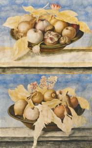 MONTFORT Octavianus 1646-1696,Konvolut aus zwei Stilleben mit Zitrusfrüchten und,Van Ham 2018-11-15