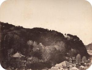 MONTGOLFIER EMILE DE 1842-1876,Village d'Ouraga (Environs de Yokohama),1865,Yann Le Mouel 2014-03-19