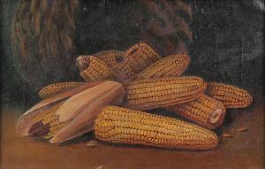 MONTGOMERY Alfred 1857-1922,Still Life with Corn,c.1890,Jackson's US 2020-06-24
