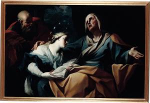 MONTI Francesco 1646-1712,L'educazione della Vergine,Cambi IT 2023-11-30