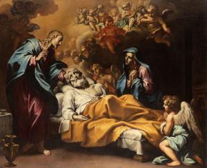 MONTI IL BOLOGNESE Francesco 1685-1768,Il transito di San Giuseppe,Wannenes Art Auctions 2023-11-29