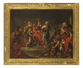 MONTI IL BOLOGNESE Francesco 1685-1768,Scena storica (Agrippina con l'urna di,Wannenes Art Auctions 2019-12-03