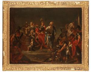 MONTI IL BOLOGNESE Francesco 1685-1768,Scena storica (Agrippina con l'urna di,Wannenes Art Auctions 2023-11-29