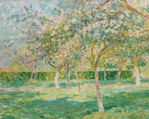 MONTIGNY Jenny 1875-1937,Blooming orchard,De Vuyst BE 2023-05-20