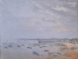 MONTIS Guy 1918-1976,Bord de mer, Cancale,Rossini FR 2023-04-13