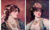 MONTLEVAULT Charles 1835-1897,Portraits de femmes orientales,Aguttes FR 2003-03-28