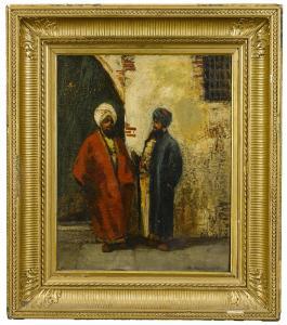 MONTLEVAULT Charles 1835-1897,Two Arab figures by a doorway,Bonhams GB 2014-05-18