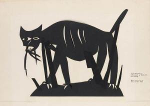 MONTRESOR Beni 1926-2001,Cat,1986,Swann Galleries US 2013-01-24