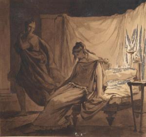 MONVOISIN Raymond A. Quinsac,Scène de l'Histoire antique,1822,Etienne de Baecque 2020-06-30