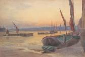 MOODY William A.,Thames view with boats,John Nicholson GB 2022-11-20