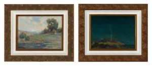 MOON Carl 1878-1948,A Signal Fire + Apache Land,Santa Fe Art Auction US 2023-05-17