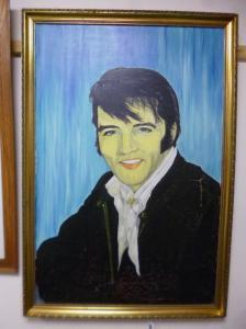 MOONEY E.N 1900,HEAD AND SHOULDERS PORTRAIT OF ELVIS PRESLEY,1988,Richard Winterton GB 2017-05-03