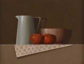 Mooney Trudie 1961,STILL LIFE, JUG, BOWL & APPLES,Ross's Auctioneers and values IE 2017-11-08