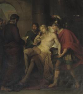 MOONS Louis Adrien Fr 1769-1844,Alexander the Great with his physician Philip,Christie's 2008-11-10