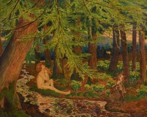 MOONY Robert James Enraght 1879-1946,The Enchanted Wood,Morgan O'Driscoll IE 2022-01-31