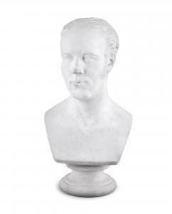 MOORE Christopher 1790-1863,Portrait Bust of a Gentleman,1846,Adams IE 2021-09-07