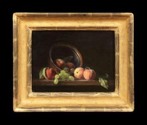 MOORE E,Still Life with Peaches and Copper Bowl,New Orleans Auction US 2013-07-26