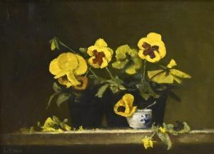 MOORE Eleanor Allen 1885-1955,Still Life with Pansies,Nadeau US 2024-01-01