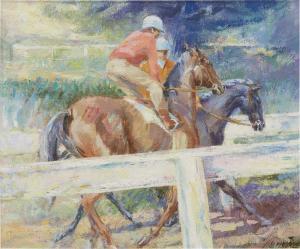 MOORE Fay 1920-2016,RACE HORSE WITH PONY,Sotheby's GB 2020-09-09