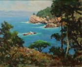 MOORE Frank Montague 1877-1967,Whaler's Cove, Point Lobos,Clars Auction Gallery US 2017-10-15
