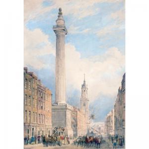 MOORE George Bolton 1806-1875,fish street hill looking towards london bridge,Sotheby's GB 2004-11-25