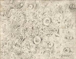 MOORE GERTRUDE 1887-1981,Lunar landscape,1973,Christie's GB 2015-10-08