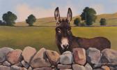 MOORE Gregory,DONKEY BY THE DRY STONE WALL,Ross's Auctioneers and values IE 2022-11-09