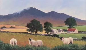 MOORE Gregory,SHEEP IN THE MOURNES,Ross's Auctioneers and values IE 2023-12-06