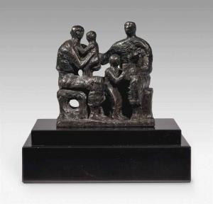 MOORE Henry 1898-1986,Family Group,1944,Christie's GB 2016-06-20