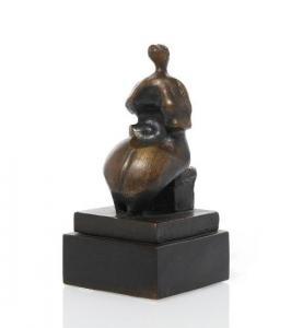 MOORE Henry 1898-1986,Maquette for Seated Woman,1957,Phillips, De Pury & Luxembourg US 2018-10-17