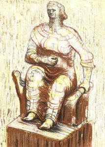 MOORE Henry 1898-1986,Seated Figure & Standing,Bonhams GB 2016-05-24