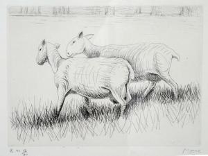 MOORE Henry 1898-1986,Shorn sheep,Mallams GB 2013-05-22