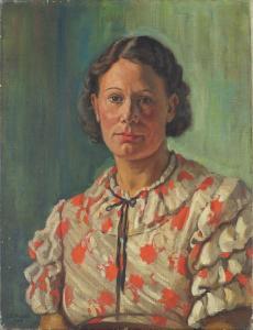 Moore J. E,Portrait of a lady,1939,Eastbourne GB 2020-05-13