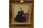 MOORE J.H,portrait of a woman,1854,Burstow and Hewett GB 2015-05-27