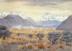 MOORE John l. 1897-1965,View from Kinloch,1955,International Art Centre NZ 2008-04-22