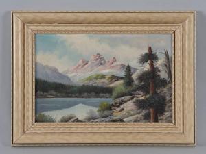 MOORE John Marcellus 1865-1948,Grand Teton,1935,Dallas Auction US 2009-10-24