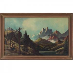 MOORE John Marcellus 1865-1948,Western Landscape,1920,Treadway US 2011-03-06