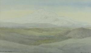 MOORE John,New Zealand mountain landscape,1950,Burstow and Hewett GB 2014-04-30