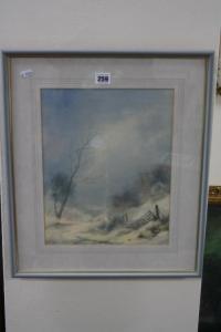 MOORE Martha Elizabeth 1913-1982,Snowy landscape,Richard Winterton GB 2017-01-04