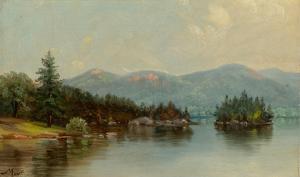 MOORE Nelson Augustus 1824-1902,Lake George,William Doyle US 2022-11-03