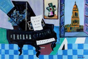 MOORE NORMAN 1948-1979,Jazz Room Malaga,Gormleys Art Auctions GB 2021-05-11