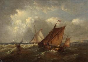 MOORE OF IPSWICH John 1820-1902,Trawlers off the coast,Bonhams GB 2024-03-14